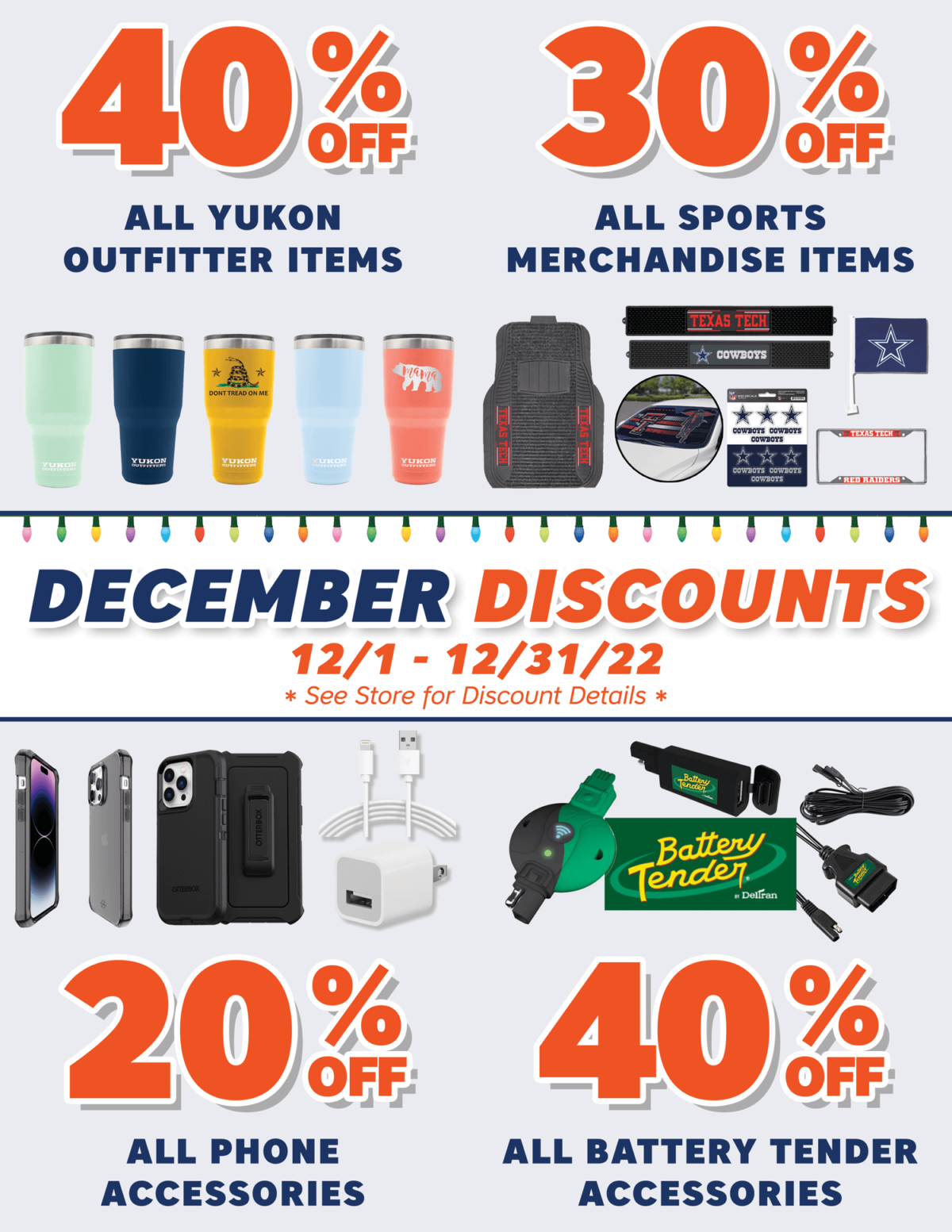 Battery Joe December 2022 Discounts Catalog Page 1